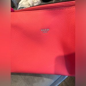 Coral Guess crossbody purse